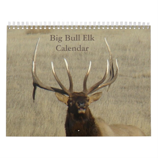 C9 Big Bull Elk Calendar (Cover)