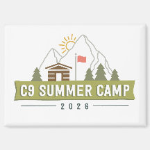 C9 Summer Camp 2026 Logo Magnet