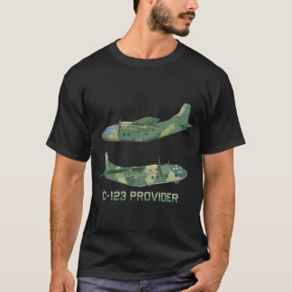 C-123 Provider American Military Transport Aircraf T-Shirt