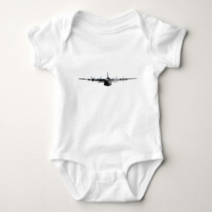 C-130 Hercules - Grunge Baby Bodysuit