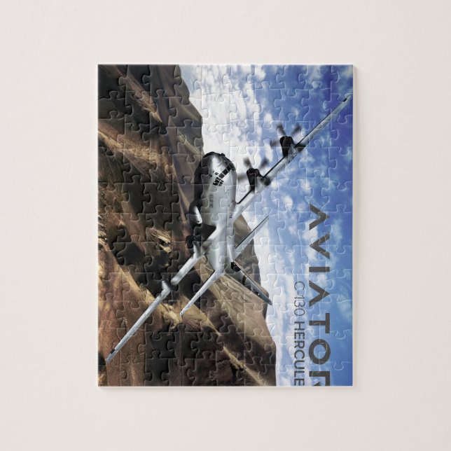 C-130 HERCULES Military Aeroplane Jigsaw Puzzle (Vertical)
