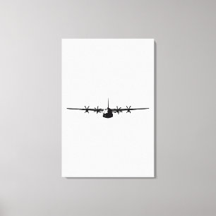 C-130 Hercules Military Aircraft Canvas Print