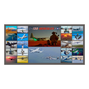 C-130 HERCULES “MONTAGE” POSTER
