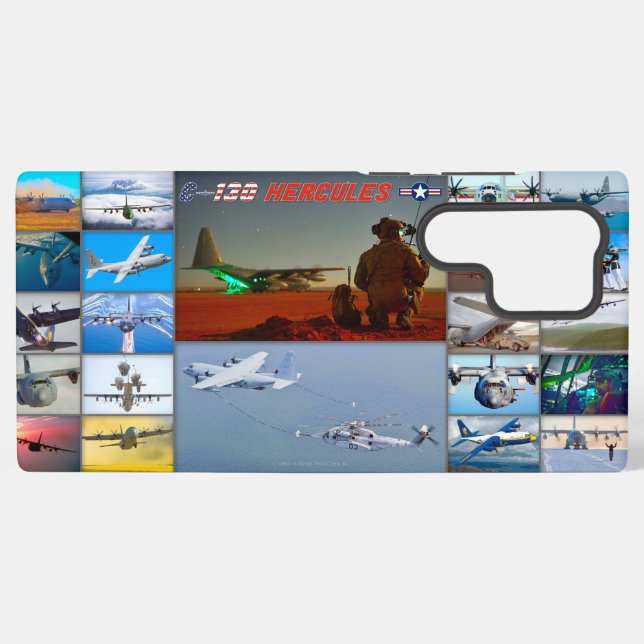 C-130 HERCULES SAMSUNG GALAXY S22 ULTRA CASE (Back Horizontal)