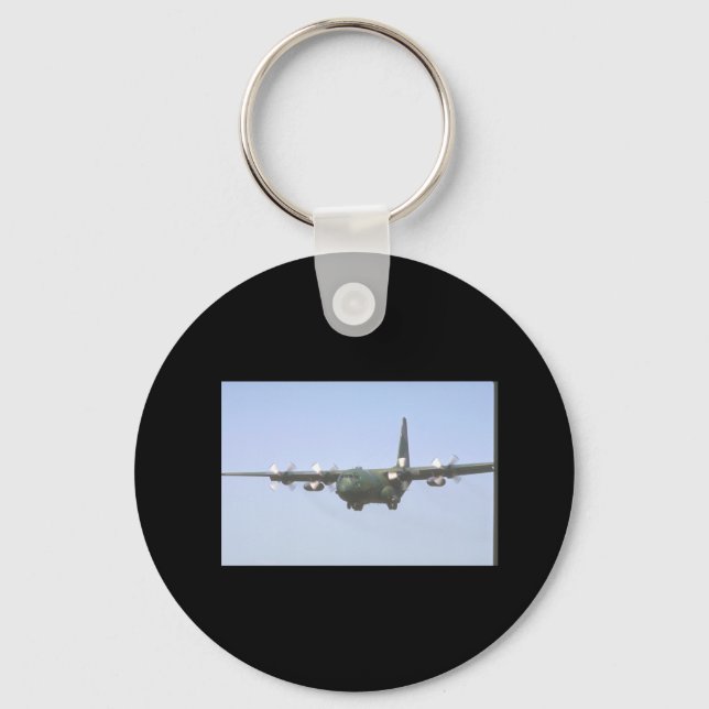 C-130 Hercules Transport_Military Aircraft Key Ring (Front)