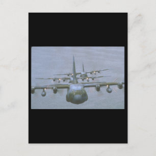 C-130 Hercules Transports_Military Aircraft Postcard