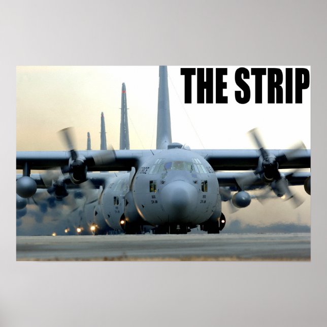 C-130 on the Strip Poster (Front)