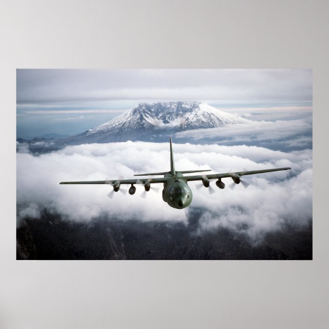 C-130E Hercules Aircraft Poster (Front)