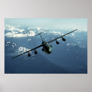 C-141 Starlifter Aircraft Poster