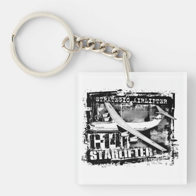 C-141 Starlifter Keychain Acrylic Keychain (Front)