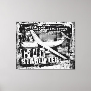C-141 Starlifter Stretched Canvas Print