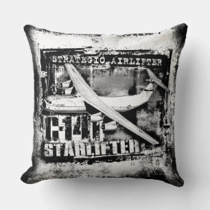 C-141 Starlifter Throw Pillow Throw Pillow