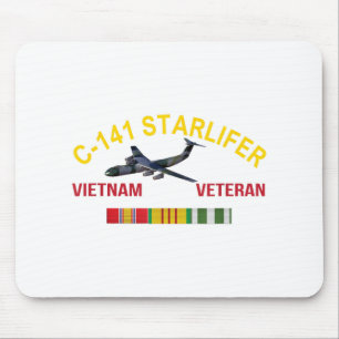C-141 Starlifter Vietnam Veteran Starlifter Aircra Mouse Pad