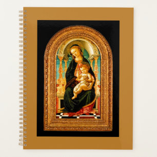 c. 1470 Botticelli Madonna and Child Enthroned  Planner