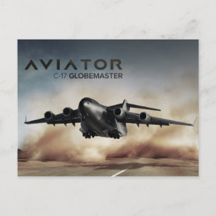 C-17 Globemaster Cargo Aeroplane Postcard