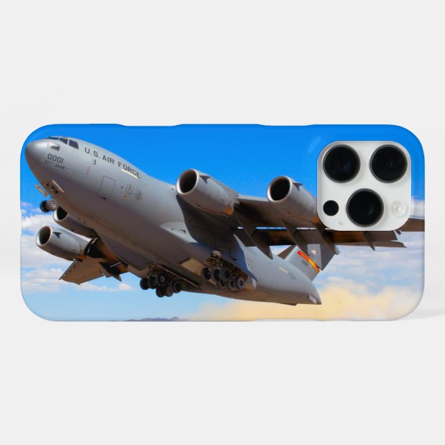 C-17 GLOBEMASTER III iPhone CASE (Back Horizontal)