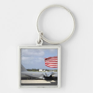 C-17 Globemaster III sits on the flightline Key Ring
