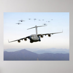C-17 Globemaster III's Poster
