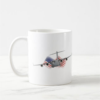 C-17 US Air Force Airplane Coffee Mug