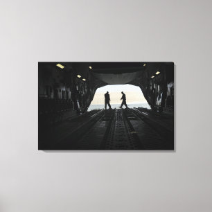 C-17A Globemaster III loadmasters Canvas Print
