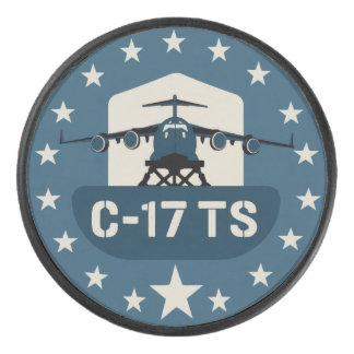 C-17TS PATCH HOCKEY PUCK