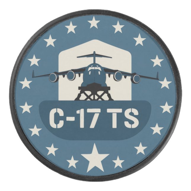 C-17TS PATCH HOCKEY PUCK (Front)