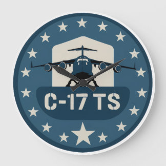 C-17TS PATCH LARGE CLOCK