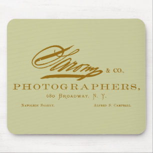 C. 1870 Napoleon Sarony, American Photographer Mouse Pad
