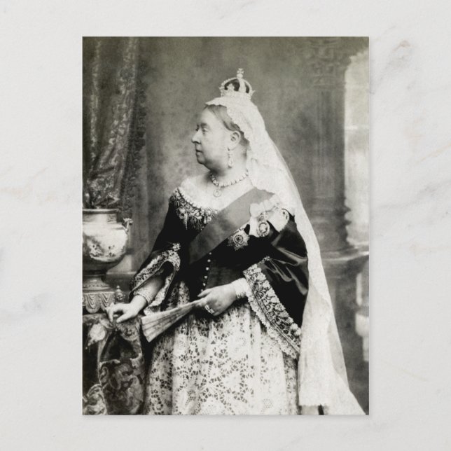 C. 1880 Queen Victoria of England Postcard (Front)