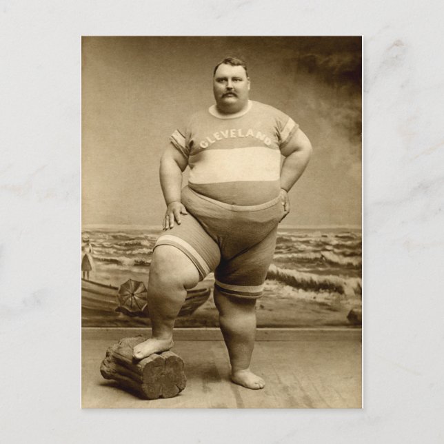 C. 1890 The Big Guy Postcard (Front)
