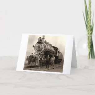 C. 1905 Railroad Train Card