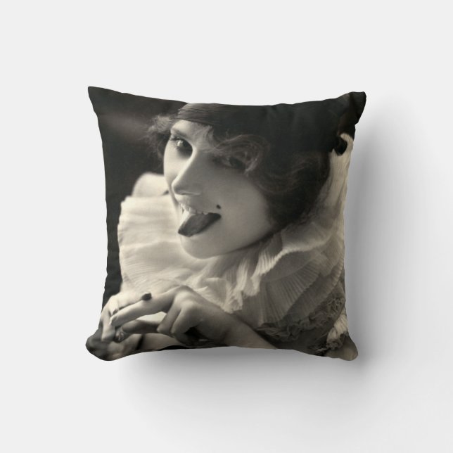 C. 1910 Pretty Woman's Taunt Cushion (Front)