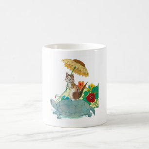 C.1940 CHIPMUNK ILLUSTRATION VINTAGE! OLD! QUAINT! COFFEE MUG