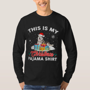 C& X27 Est Mon Pyjama De Noël Husky Sibérien Ch T-Shirt