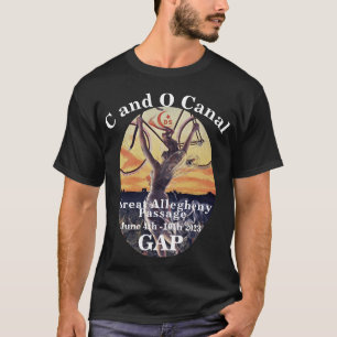 C and O Canal Towpath GAP Great Allegheny Passage  T-Shirt