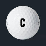 'C' Callaway Golf Balls<br><div class="desc">Callaway Golf Balls personalized with the letter C</div>