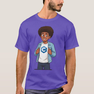 C++ Cartoon Programmer T-Shirt