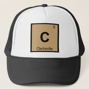 C - Clarksville Tennessee Chemistry Periodic Table Trucker Hat