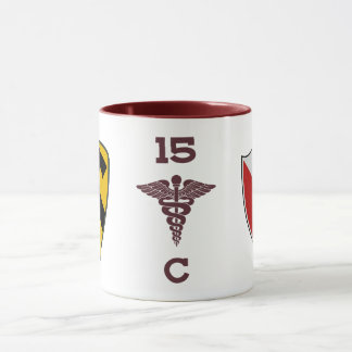 C Co 15th BSB “Gamblers” 1st Cavalry Division Mug