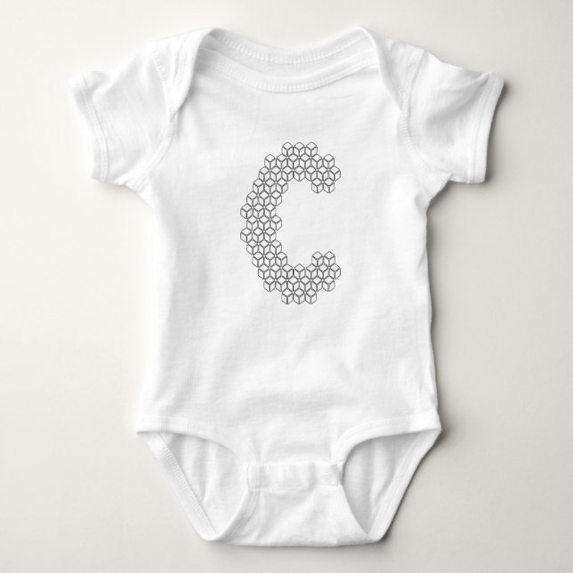 C Cube Baby Bodysuit (Front)