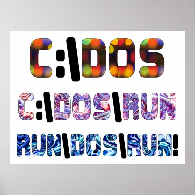 C:\DOS\RUN POSTER (Front)