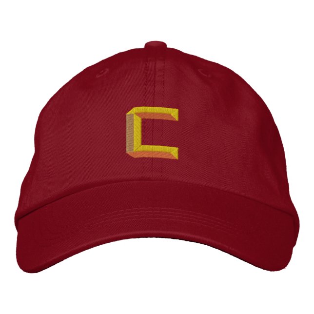 C EMBROIDERED HAT (Front)