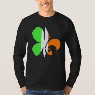 C Fleur Louisiana Irish Cajun New Orleans St Patri T-Shirt