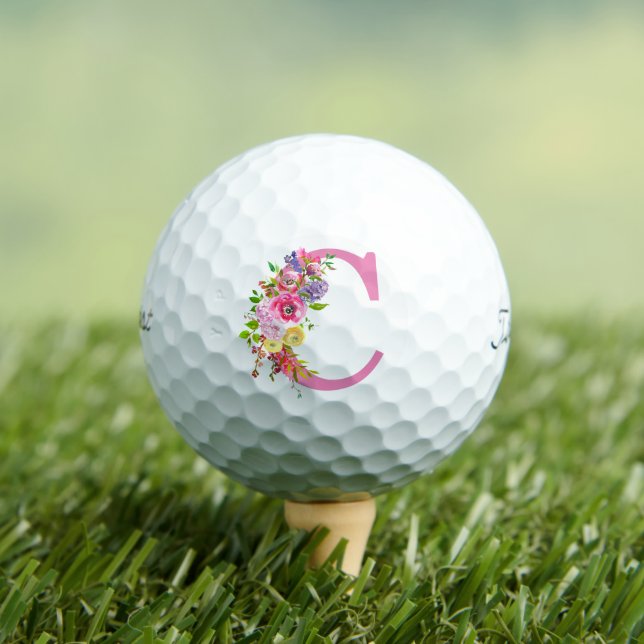 C Floral Golf Balls (Insitu Tee)