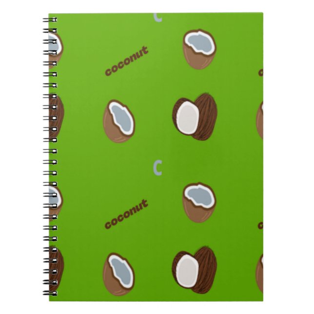C for coconut green notebook (Front)