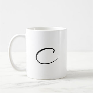 C initial Accent Coffee Mug-Mother's Day Gift-Gift Coffee Mug