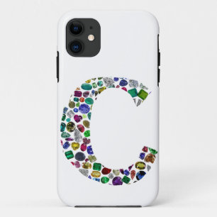 C Initial Gem Design Case-Mate iPhone Case