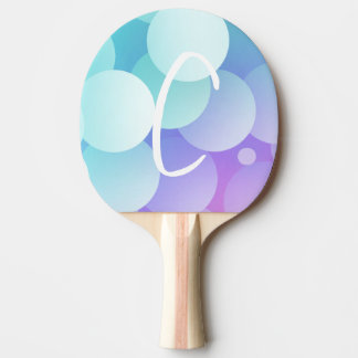C Initial Name Bubbles Games Paddle Blue Purple