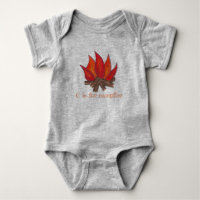 C is for Campfire Camp Fire Flames Logs Outdoor