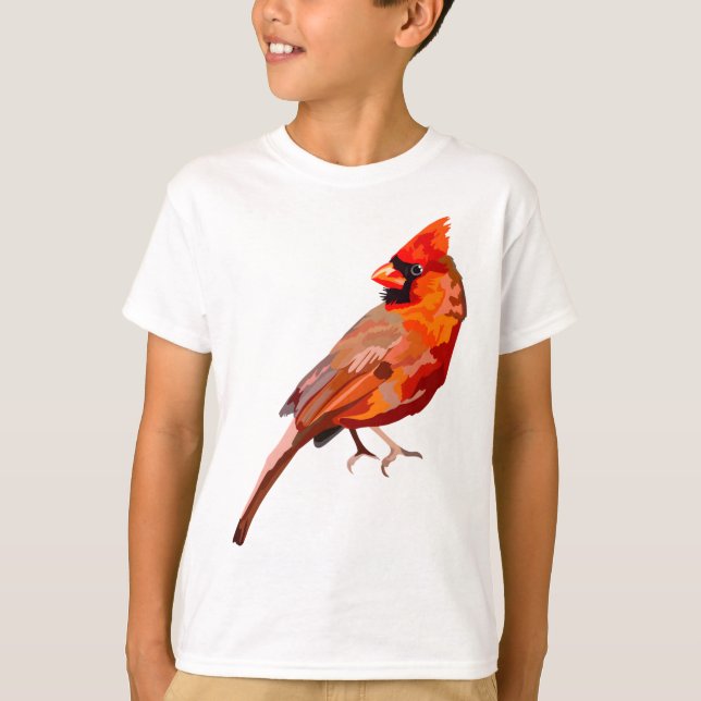 C is for Cardinal Bird T-Shirt (Front)